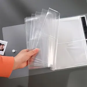 80/120/200 pocket clear photo album, Large Capacity Transparent Photo Album, Holds 6 Inch Photos, Perfect for Instant Film, Postcards & Stickers, Ideal Christmas Gift, Decorations Supplies, Photo Strip Album
