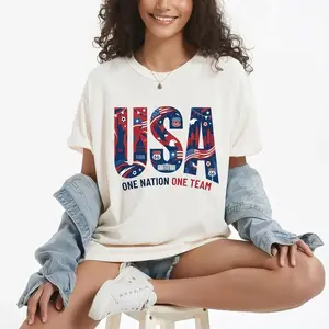 USA National Team Soccer Fan Tournament 2026 T-Shirt Tshirt Round Neck