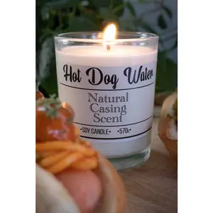 Hot Dog Water Candle