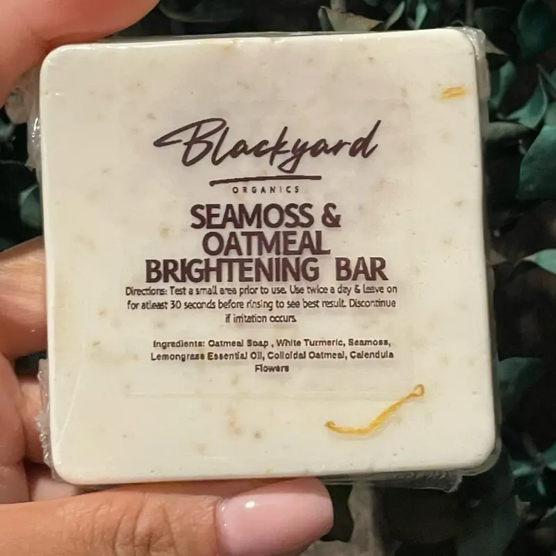 Seamoss & Oatmeal Brightening Soap Bar Seamoss & Oatmeal Brightening Soap Bar