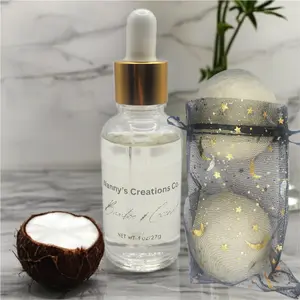 Nanny's Creations Co. Bamboo & Coconut Dryer Ball Set - Spa Scent Booster - Fresh & Creamy Laundry Scent - Luxury Fabric Softener - Eco-Friendly - Hypoallergenic & Ultra-Softening