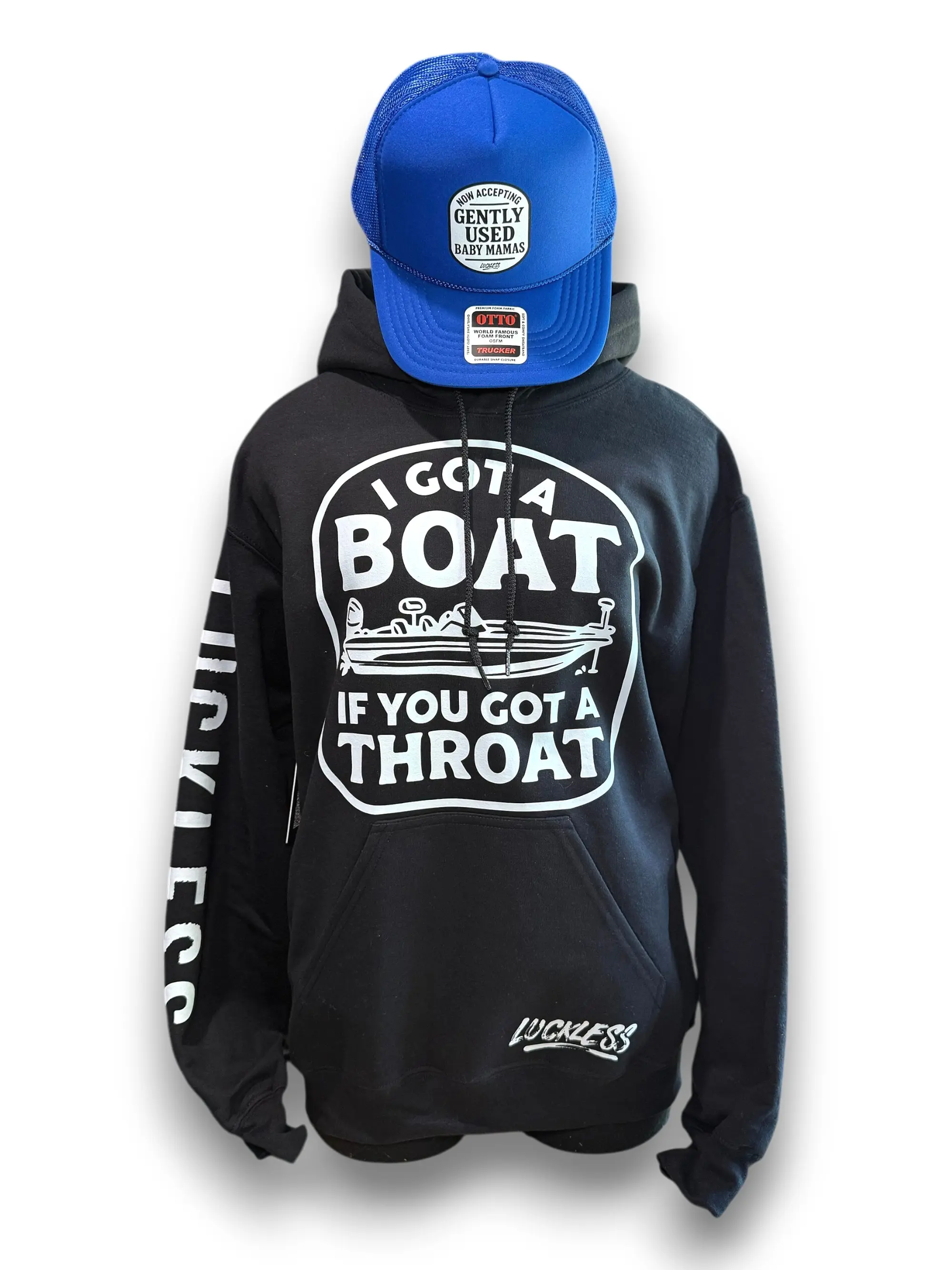 I Got A Boat Hoodie by Luckless Outfitters Casual Print