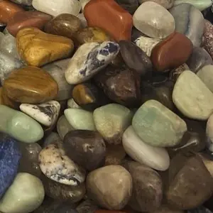 Tumbled Brazilian mixed natural crystals