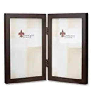 Lawrence Frames 755946D 4 x 6 Double Espresso Wood Frame