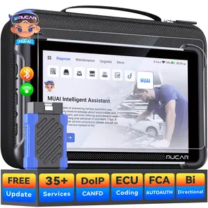 MUCAR 892BT AI-Assisted Automotive OBD2 Scanner Tool Free Lifetime Upgrade, ,ECU Coding, Bi-Directional test 8-Inch Display & 35+ Maintenance Functions,FCA Autoauth, CANFD and DoIP