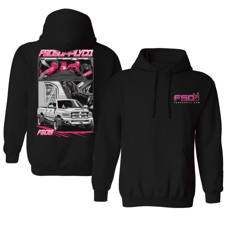 FSD19 Hoodie, FSD Supply Diesel Truck Graphic Pullover Sweatshirt ...