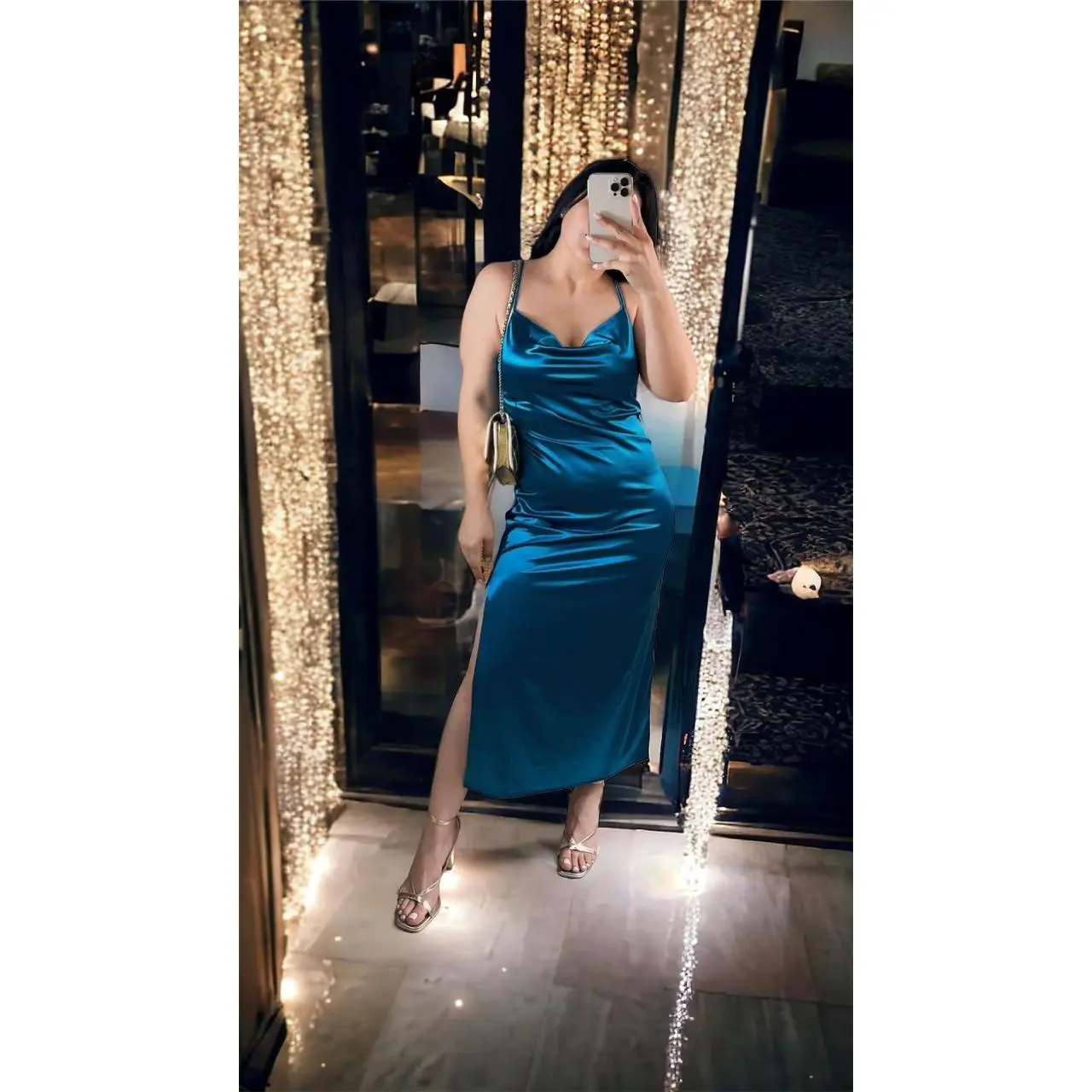 Persian Silk Midi Dress
