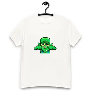 Goblin Crying Emote T-Shirt – Funny Clash Royale Meme Graphic Tee for Gamers, Trendy Toxic Emote Design, Gaming Gift T-Shirt for Esports Fans
