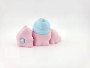 1 Articulated Pastel Snail -   Decor Gift - 3D Printed Fantasy Creature - Authorized Seller