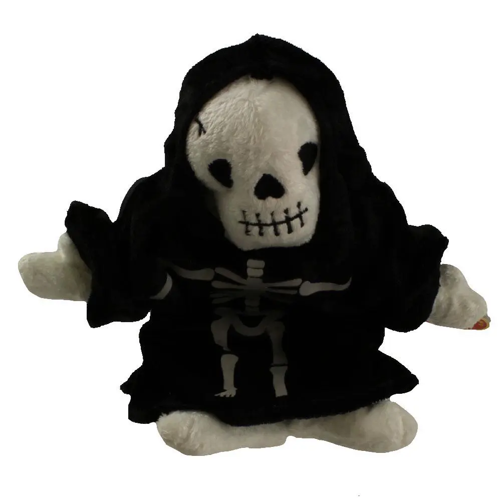TY Beanie Baby - CREEPERS the Skeleton (9 inch) (2000) - MWMTs