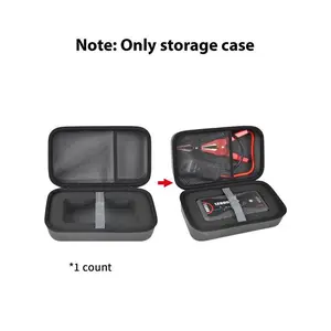 Car Jump Starter Storage Bag, Portable Car Jump Starter Storage Box, Car Battery Charger and Jumper Cables Storage Bag for Car Jump Starter (case Only)