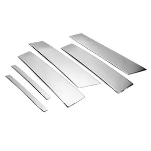 Stainless Steel Chrome Polished Stick-On Car Accessories, Side Door Pillar Post Trim Set Compatible with 2009-2016 Cruze