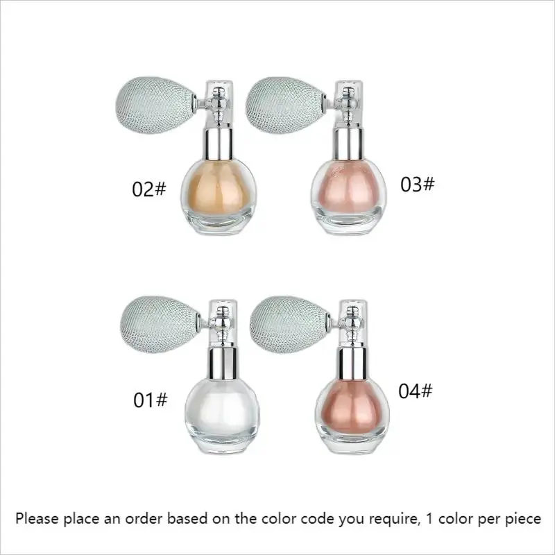 Shimmer Glowy Highlighter Makeup Powder Spray, Cosmetics Highlighter, Beauty Highlighters, Radiant Shimmer Long Lasting Body Glitter Spray, Multi-use Cosmetic Product for Women & Girls, Valentine's Day Gift
