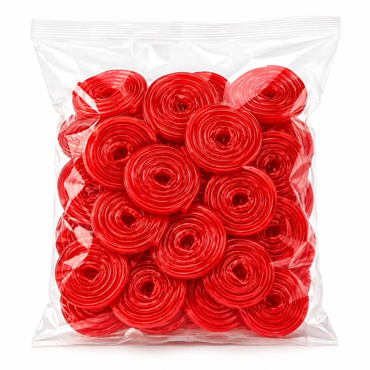 Strawberry Licorice Wheels 1 lb – Soft & Chewy Red Candy Spirals for Snacking, Parties & Candy Buffets