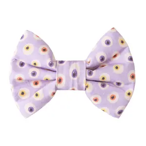 Dog Bow Tie Halloween Eyes | Autumn Collection - Fall (Slip on collar)