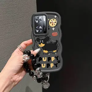 1 Piece Durable Suitable For One Plus Nord N300/Nord N20 Flexible Puppy's Breakfast Phone Case Cover Suitable For 1+Nord N300 Featuring Ventilated And Lanyard In Home