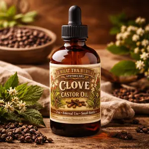 Clove Infused Castor Oil | Hair, Scalp & Skin Oil | Warming Botanical Oil