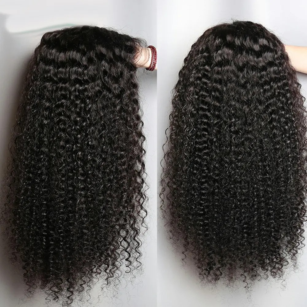 Gabrielle Hair Kinky Curly 13x6 Transparent Lace Front Human Hair Wigs For Women 100% Brazilian 13X4 Deep Curly HD Lace Frontal Wig 12 - 36 Inch