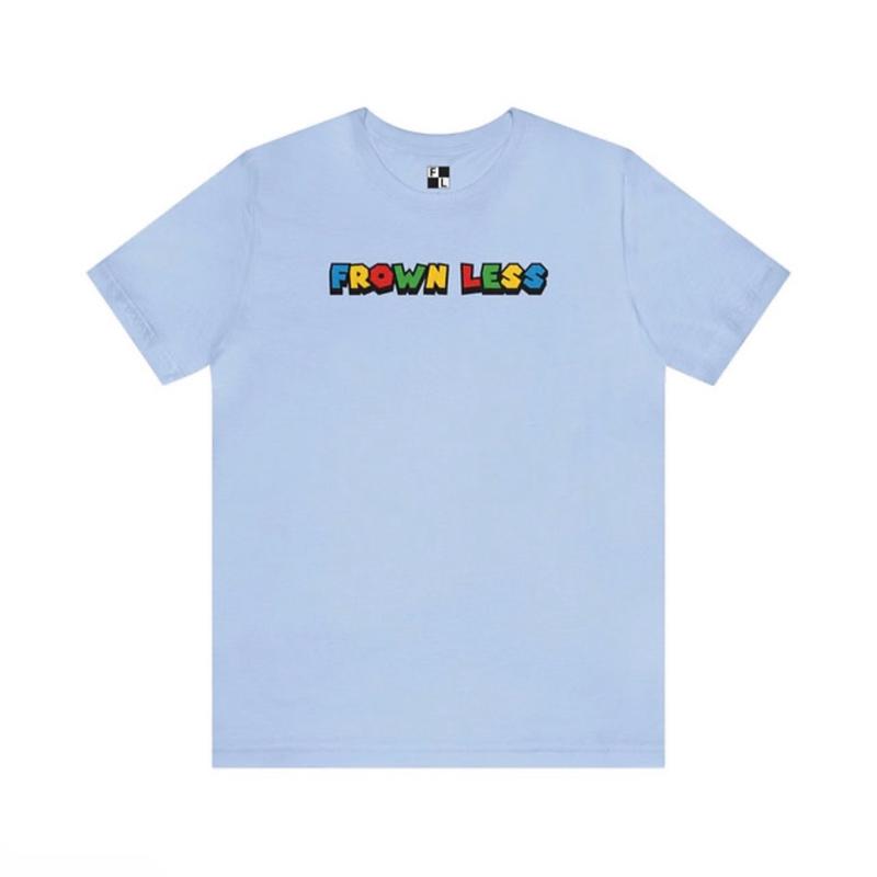 Short sleeve Mario frown less T-shirt