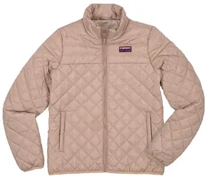 Simply Southern Tan Warm Full Zip Puff Jacket