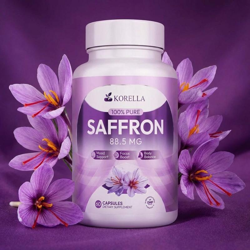 Korella Saffron Extract [88.5mg] for Stress, Mood & Focus – Natural