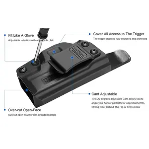 Fits Taurus PT809, PT840, PT845, PT24/7Pro - TSG -  Polymer IWB  Inside Pants Holster