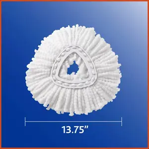 O-Cedar EasyWring Mop Refill 2ct - Microfiber Mop Refills, 2ct, for EasyWring Mop, Machine Washable, Value Pack