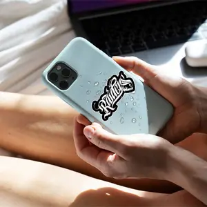 2/3/4pcs Cool Street Raiders Calligraphic Font Logo Decor Sticker, Sticker Decals For Car Components, Daily Objects, Black-White Color-Block Themed Decor