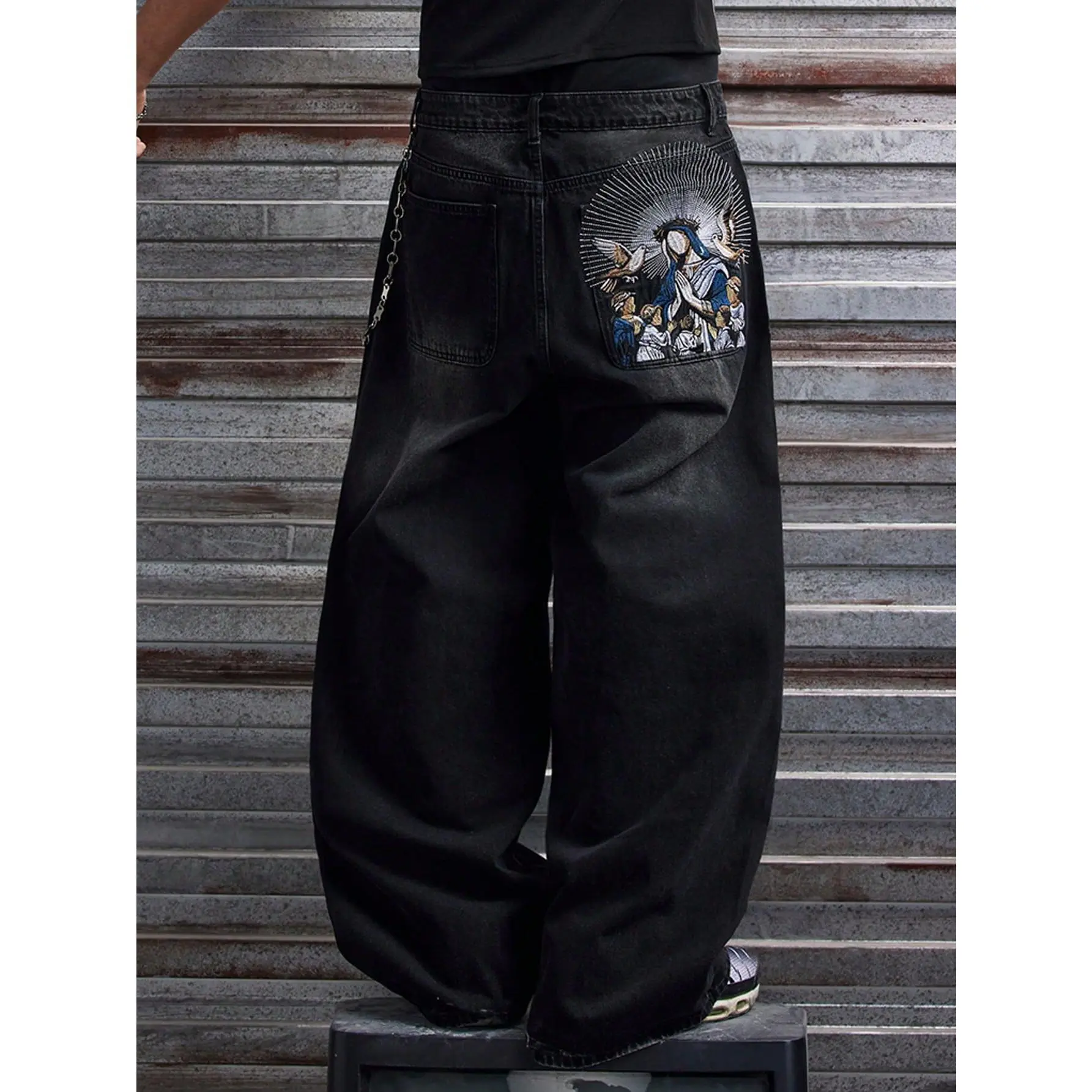 baggy jean y2k for men - TikTok Shop