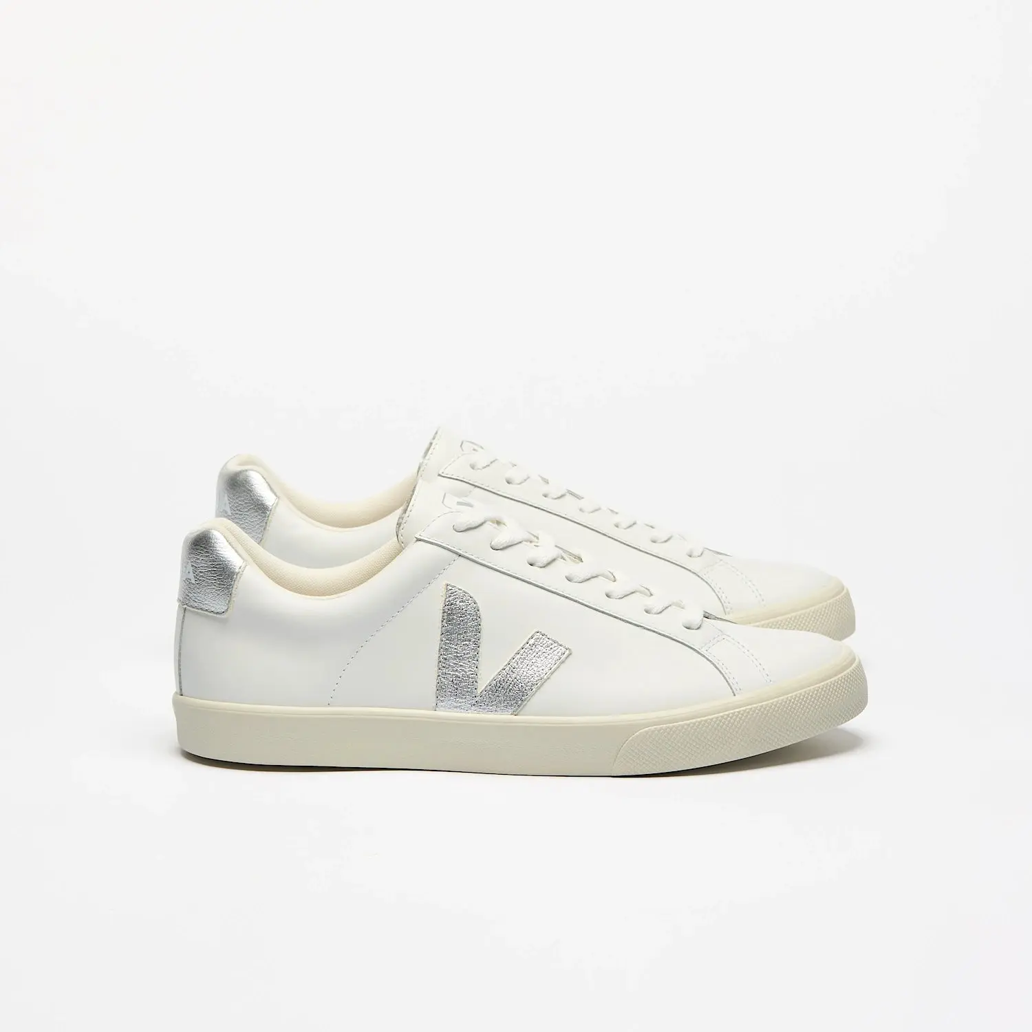 Veja Women's Esplar Leather in White Silver