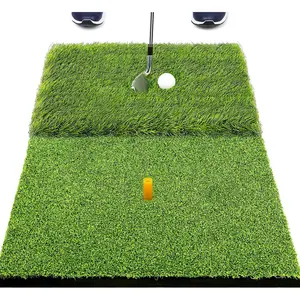 Foldable Heavy-Duty Golf Hitting Mat with 10mm EVA Backing for Indoor/Outdoor Swing & Chipping, Golf Accessories &  for Men & Women