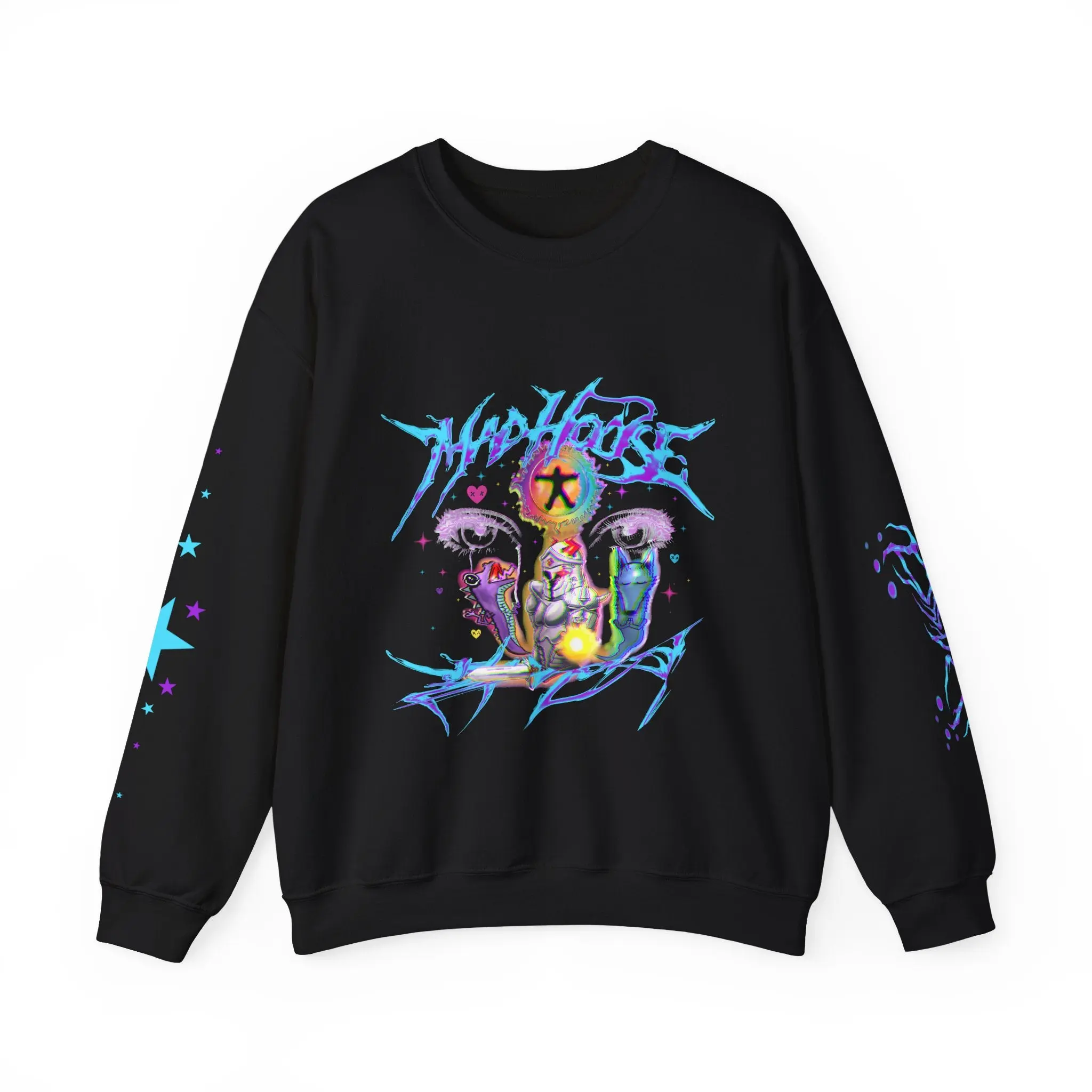Divinty "Madhouse" Sweatshirt— Colored version y2k Graphic
