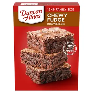 Duncan Hines Chewy Fudge Brownie Mix 18.3 oz  Easy Homemade Rich & Chewy Chocolate Brownies Baking Mix