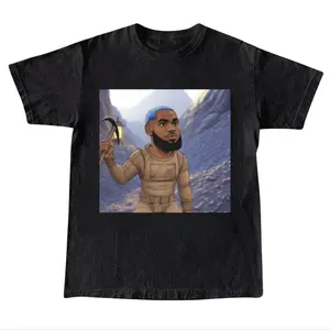 LeTaper James Graphic Tee, Funny Basketball Player T-Shirt, Meme Cringe Funny Dumb Shirts, Men's Vintage Casual Trend Shirt Gift For Fans, Gift For Men, Gift For Women