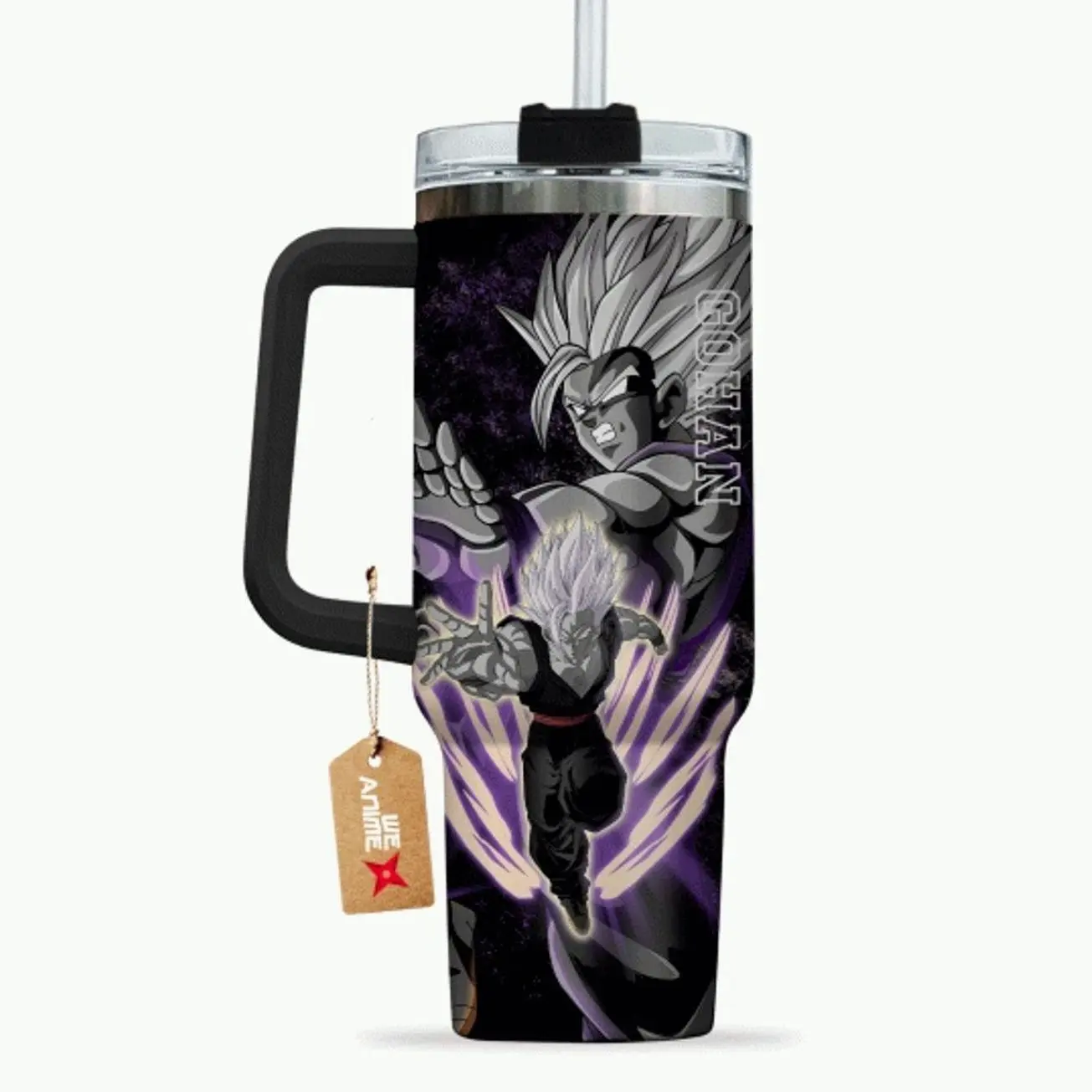 Gohan Beast Dragon Ball Anime Custom   Quencher 30oz or 40oz Stainless Steel Tumbler With Handle HG
