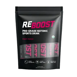 REBOOST Fruit Punch Electrolyte Powder for Hydration & Focus