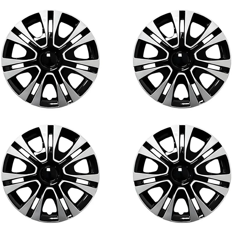 4pcs/Set R15 Wheel Cover Hubcap Universal Auto Replacement Hub Caps Iron Steel Wheel Rim Cover, 15 Inch Snap On Tire Accessory Hubcap Tire Accessories