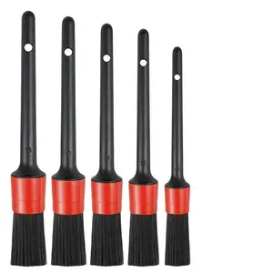 Motorcycle Wheel HUB Gap Brush Set, Tire Rim Cleaning Brush Tool Kit, Fiber Material, Professional Car Wash Cleaning Set, Wheel And Rim Cleaning Kit, Car Detailing Brush Set, Car Detailing Tools