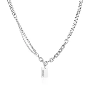 All Things Come to Those Who Wait Titanium Steel Necklace Minimalist Inspirational Chain with Star Charm Accent Adjustable Length 23.6-25.6 Inches Hypoallergenic Durable Fade-Resistant Daily Wear