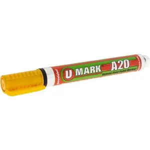 U-Mark Markers & Paintsticks A20 YELLOW XYLENE FREE PAINT MARKER 10706