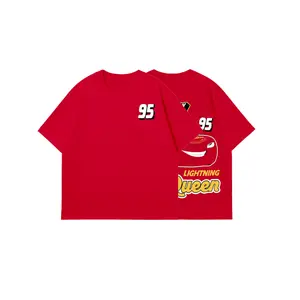 Comfort Colors Cars Movie T-Shirt Retro Mcqueen and Mater Vintage Oversized Tee – Two Side Graphic TankTop, Top Trendy Streetwear Gym Shirt For Movie Game Fans