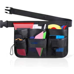 Window Tint Tools Apron, Gardening Tool Waist Bag, Tool Pouch with Adjustable Belt, Heavy Duty Waterproof Oxford Utility Belt for Vinyl Wrap (7 Pockets)