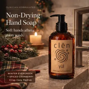 spiced evergreen + cranberry sōp, 8oz pump bottle