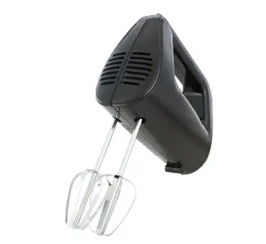 5-Speed Corded Hand Mixer Black with 2 Beaters