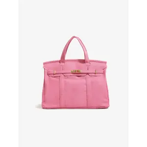 40 Large Capacity Soild Color Boatkin Bote Tote Canvas Bag Handbag, Work Shopping Travel Bag Sending a Christmas gift to my wife