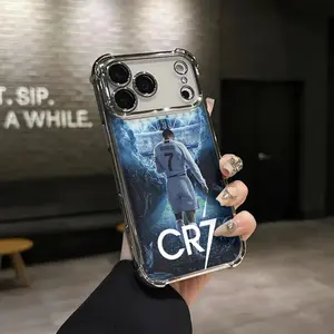 CR7 Phone Case for iPhone 17 AIR 17 PRO 16 PRO 15  PRO MAX  14 PLUS 13 PRO 12 11 series (silicone softshell) airbag anti-drop and shockproofmobile phone protective case