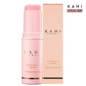 Kahi Seoul All in One Beauty Balm Essential - Hydrating Multi-Use Balm for Face Lips & Neck Anti-Aging Radiance Booster with Salmon Collagen Jeju Fermented Oil & PDRN Skin Repair Moisturizing