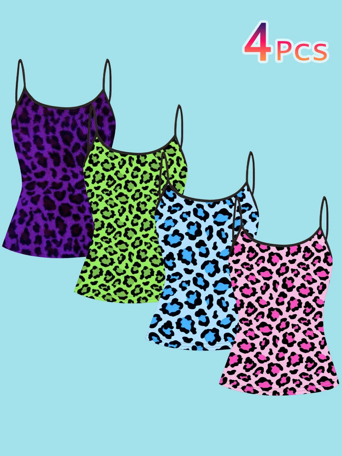 leopard print tank top y2k - TikTok Shop