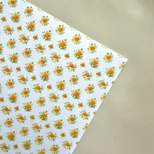 Polymer Clay Transfer Sheet – Water-Soluble, Jewelry Making, Earring Design, Seamless Pattern, Clay Tools - Yellow 1