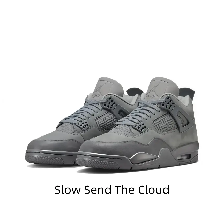 All-Grey Trainers with Multi-Tonal Grey Palette & Speckled TPU Wings – Durable Build + Signature Heel Tab for All-Day Comfort and Trendy Vibes